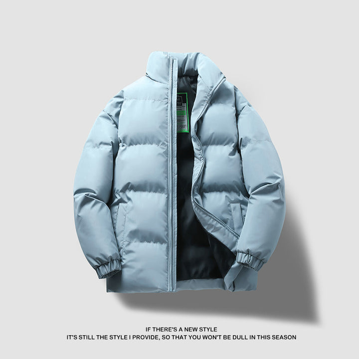 Unisex nan gesteppte Thermo-Steppjacke mit hohem Stehkragen und winddichter Isolationsfüllung Drune