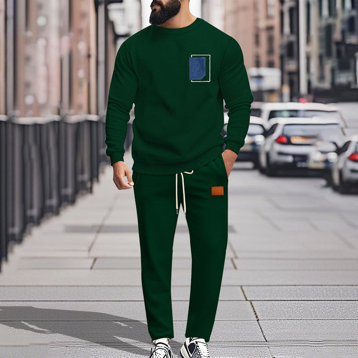 Herren Bequemer Freizeitanzug mit modischem Design und praktischen Taschen Drune