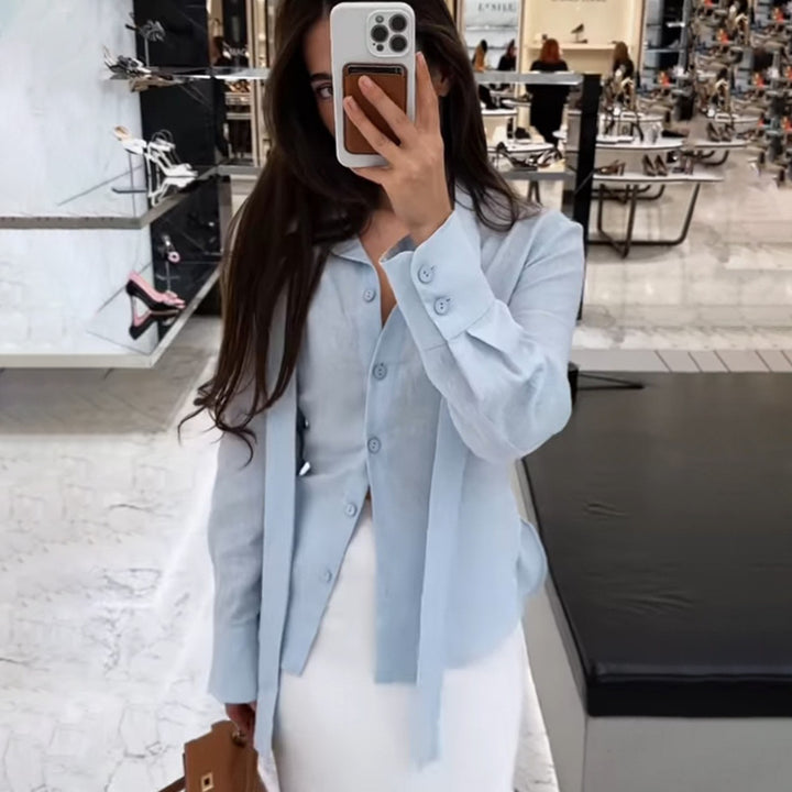Damen elegante Bluse Drune