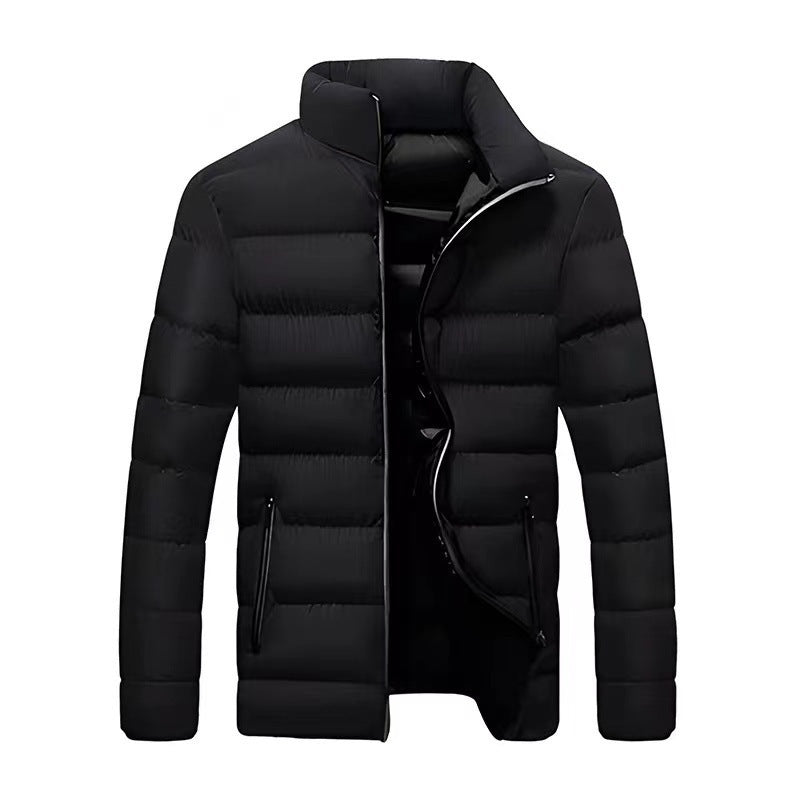 Herren nan gesteppte Thermojacke mit hohem Stehkragen und wasserabweisender Außenhülle Drune