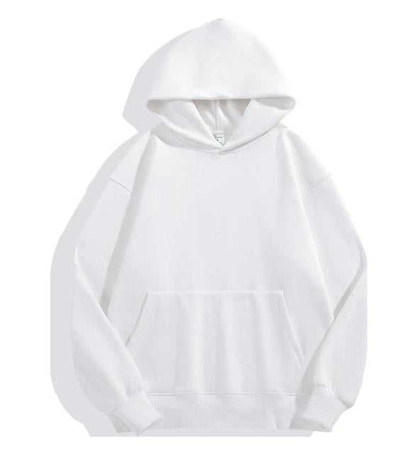 Unisex nan klassischer Kapuzenpullover mit Kängurutasche und weichem Baumwollfleece Drune