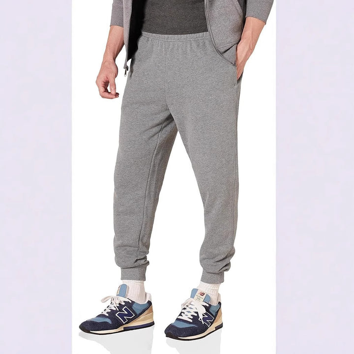 Herren nan komfortable Relax-Jogginghose mit elastischem Komfortbund, schmal zulaufendem Bein und gerippten Knöchelbündchen Drune