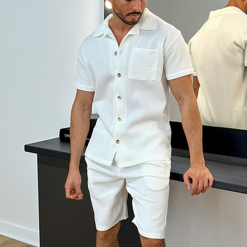 Drune Polo Kurzarm-Shorts Set