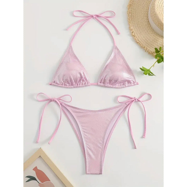 Damen Netz-Bikini-Set mit verstellbarem Design Drune