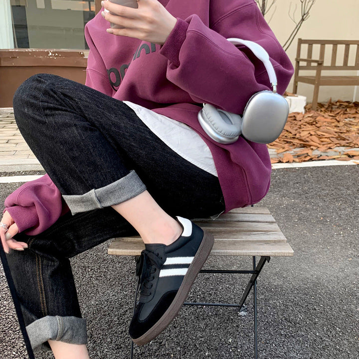 Damen Sneakers im sportiven Retro-Design mit feinem Wildleder und strapazierfähiger Sohle Drune