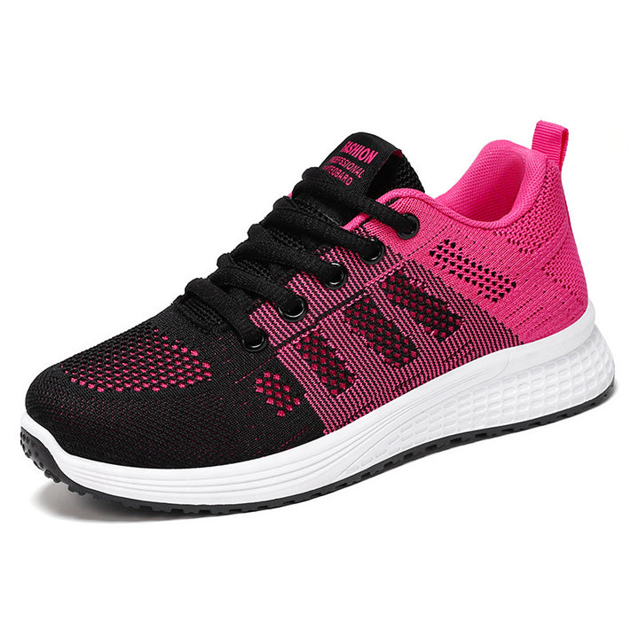 Damen nan atmungsaktiver Strick-Sneaker mit elastischem Sockenfit und dämpfender Komfortsohle Drune