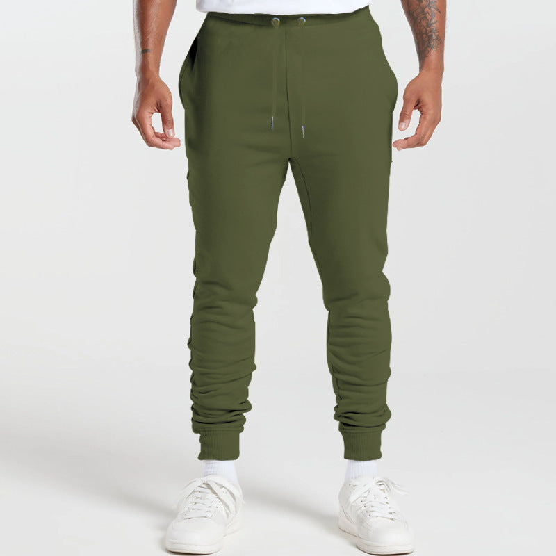 Herren Sportsweatpants mit gestreifen elastischen Bündchen und praktischen Seitentaschen Drune