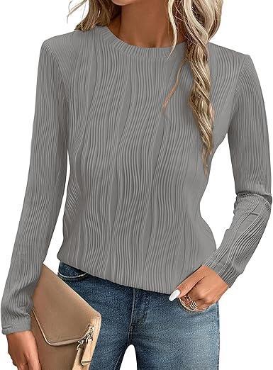Damen Elegantes und komfortables Langarmtop Drune