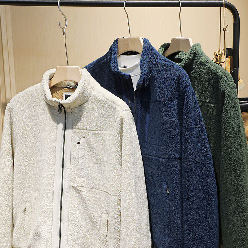 Damen Fleecejacke mit hohen Kragen und praktischen Reißverschlusstaschen Drune