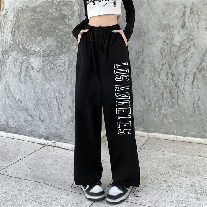 Damen Bequeme Sporthose mit praktischem Schnitt und Schriftzug Drune