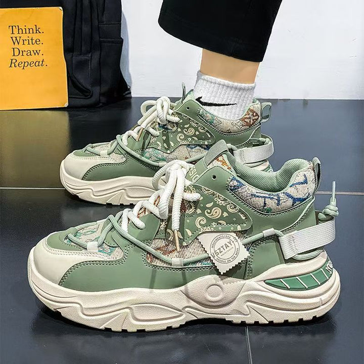 Damen Sportliche Chunky Sneakers mit robustem Design und rutschfester Sohle Drune