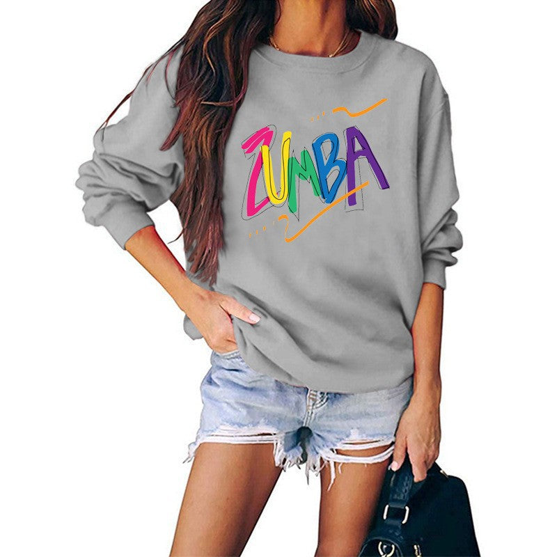 Damen Sweatshirt mit modernem Zumba-Design und lässiger Passform Drune