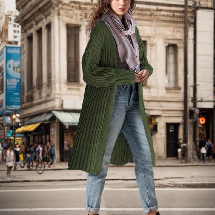 Damen Strickmantel Drune