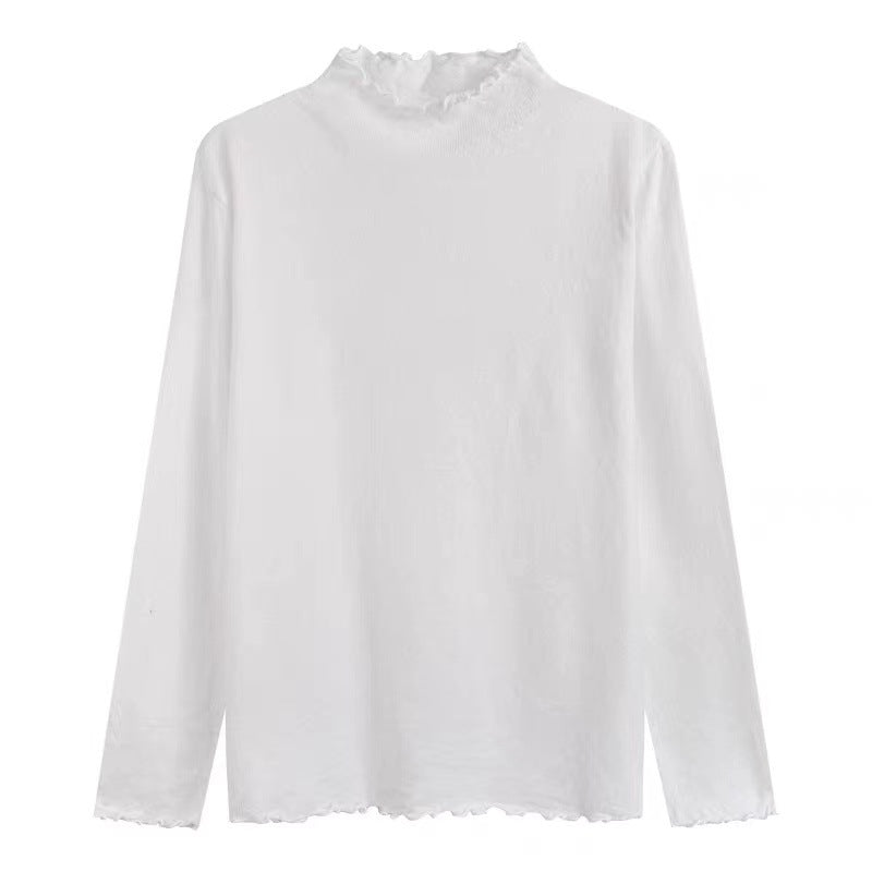 Damen elegantes Strickoberteil mit Rippstruktur Drune