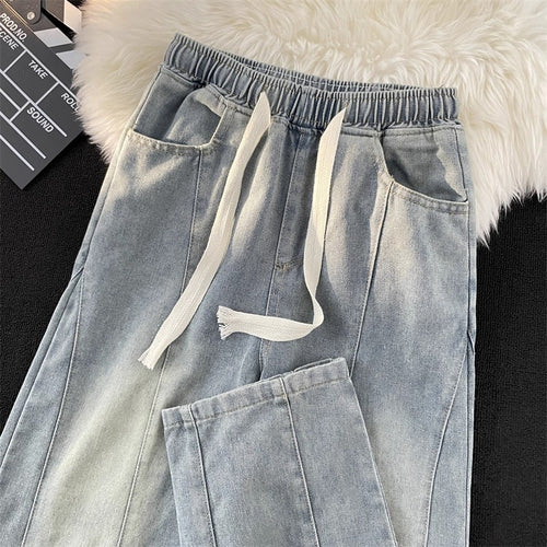 Damen lässige Freizeithose mit elastischem Bund und praktischen Taschen Drune