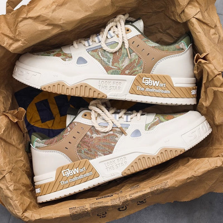 Damen Sportliche Modesneaker mit innovativem Oberflächenmaterial Drune