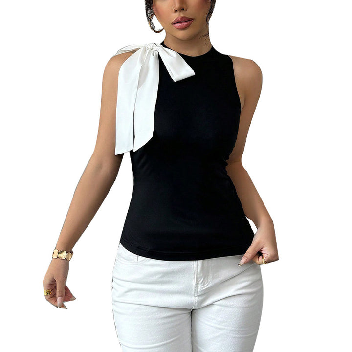Damen Elegantes und modernes Body mit Schleifen-Detail Drune