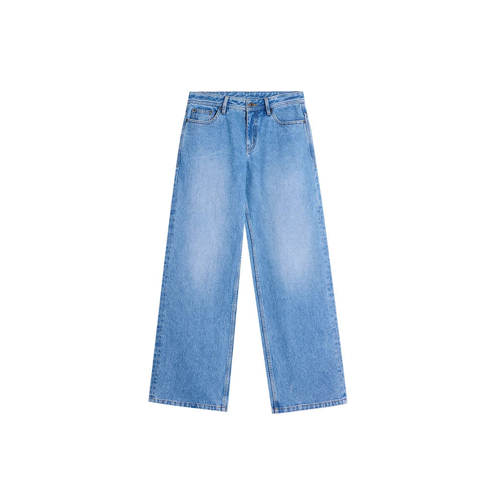Damen Weite Denim-Jeans im lässigen Schnitt Drune