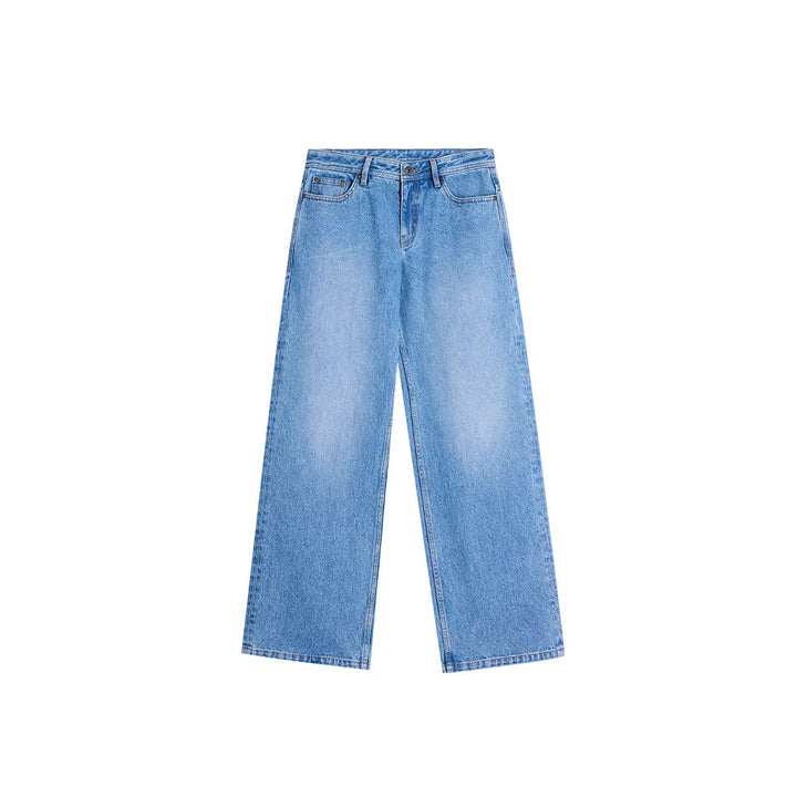 Damen Weite Denim-Jeans im lässigen Schnitt Drune