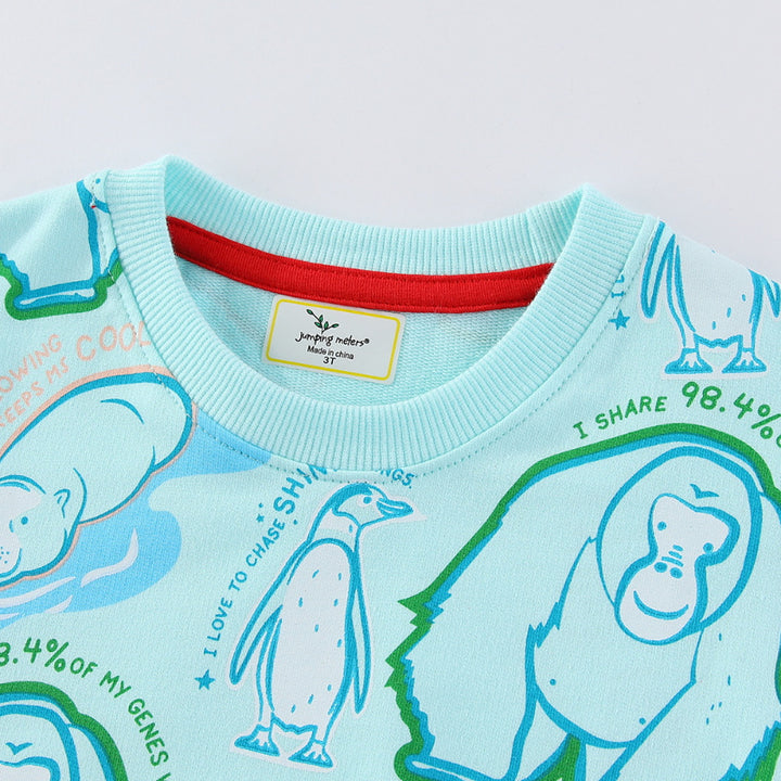 Jungen Sweatshirt mit tierischem Motiv Drune
