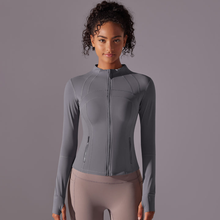 Damen Sportjacke mit figurschmeichelndem Schnitt und praktischem Reißverschluss Drune