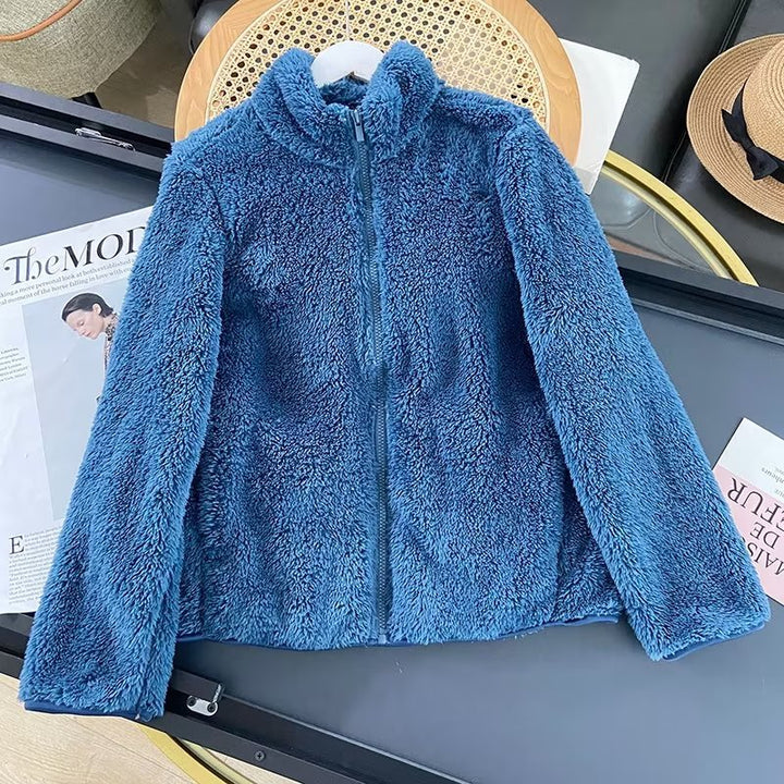 Damen Fleecejacke mit hohem Kragen und weichem Innenfutter Drune