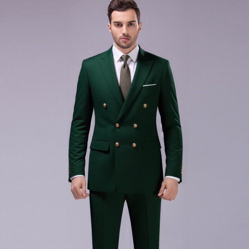 Herren nan doppelreihiges Abend-Sakko mit Zierknöpfen, schmaler Silhouette und eleganter Verarbeitung Drune