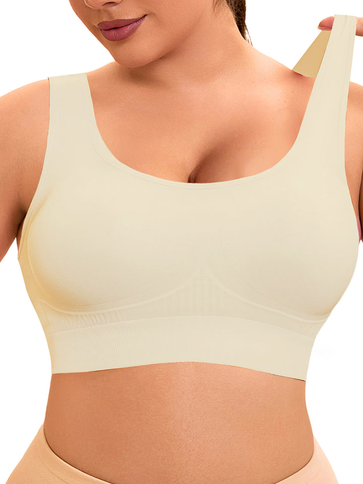 Damen Komfort-BH mit nahtlosem Design und stützendem Unterbrustband Drune