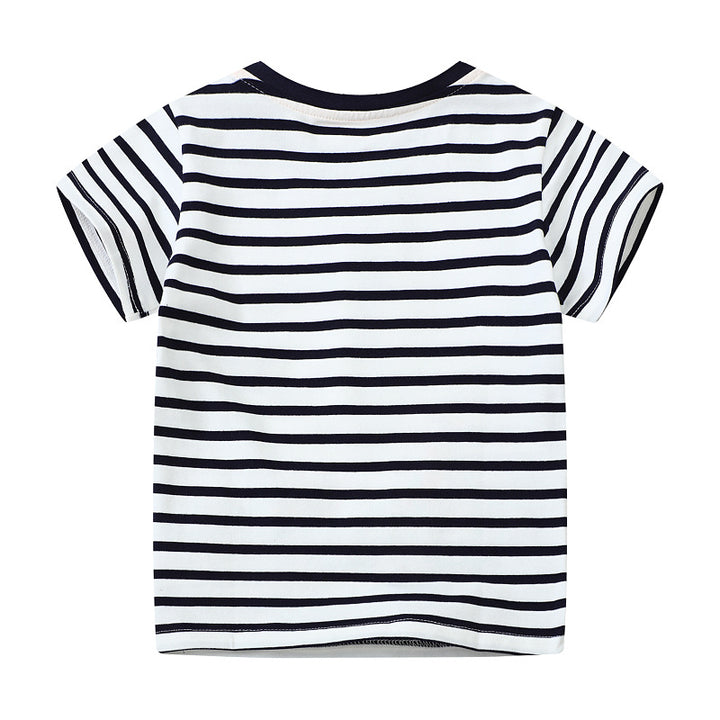 Jungen T-Shirt mit kreativem Safari-Motiv Drune