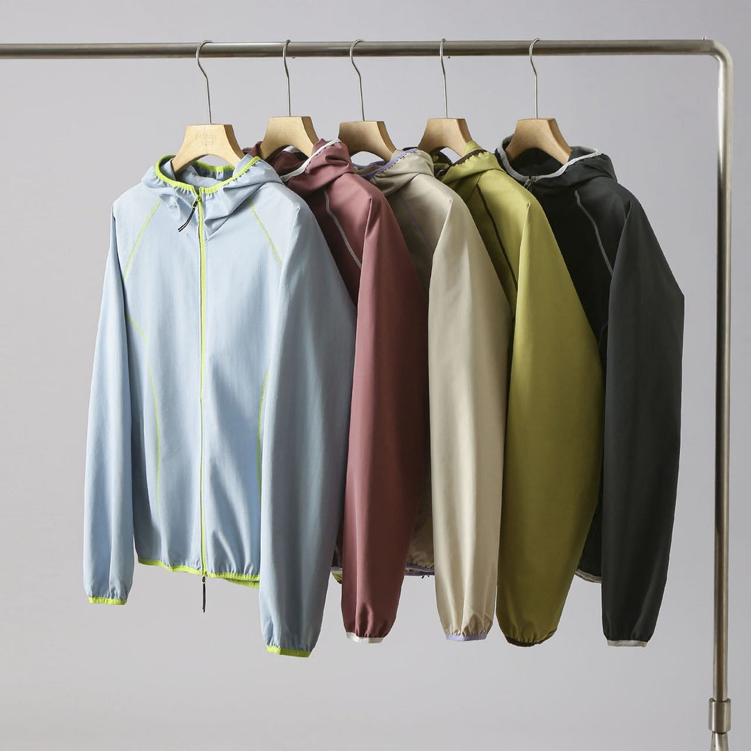Damen leichte Windjacke mit innovativem Kapuzendesign Drune