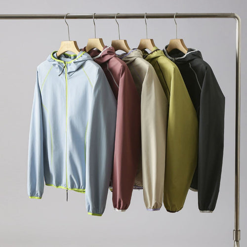 Damen leichte Windjacke mit innovativem Kapuzendesign Drune