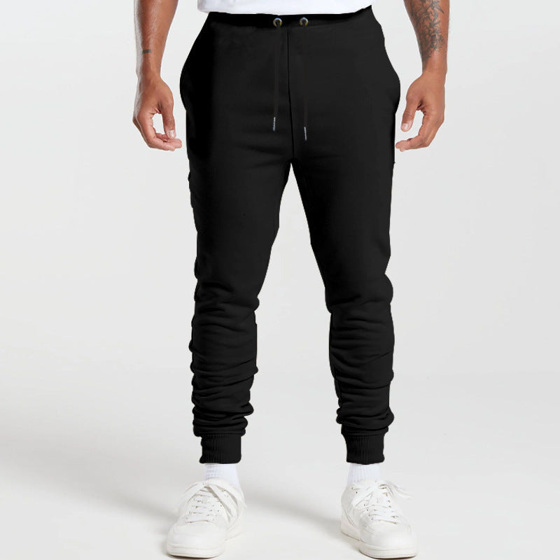 Herren Sportsweatpants mit gestreifen elastischen Bündchen und praktischen Seitentaschen Drune