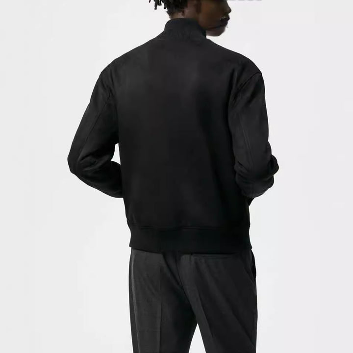 Herren elegante und kuschelige Bomberjacke Drune