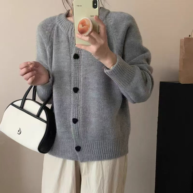 Damen modischer Strickcardigan Drune
