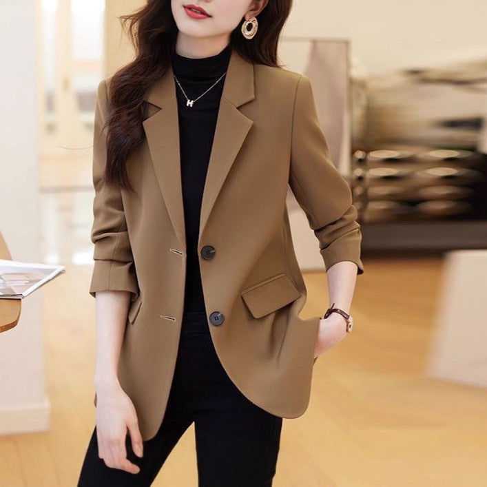 Damen modischer Blazer mit klassischem Schnitt und eleganten Details Drune
