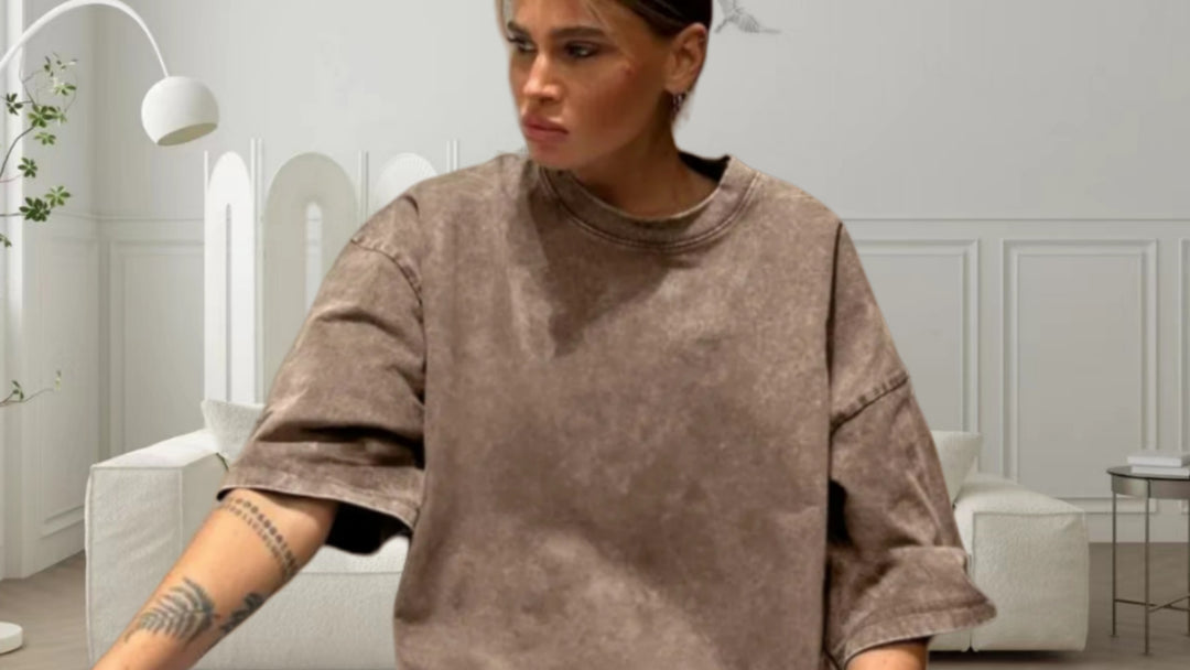Damen Oversized Kuschelshirt Drune