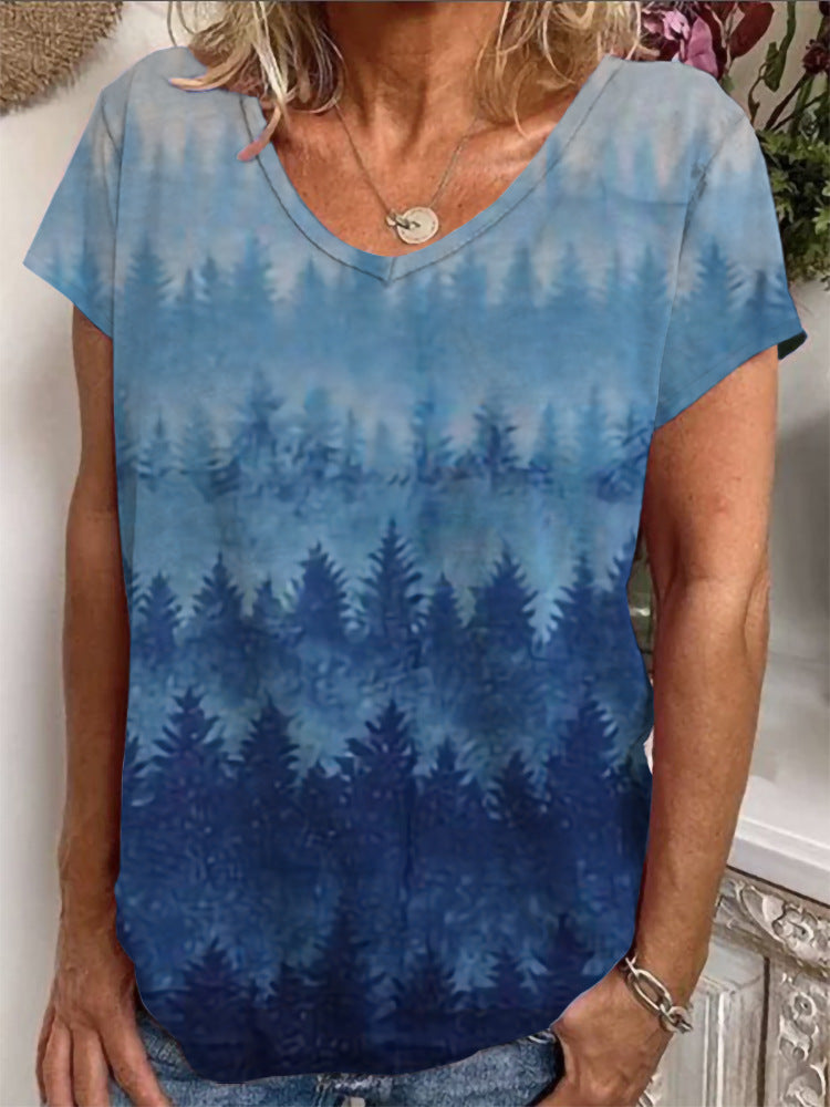 Damen T-Shirt mit einzigartigem Mandala-Design Drune