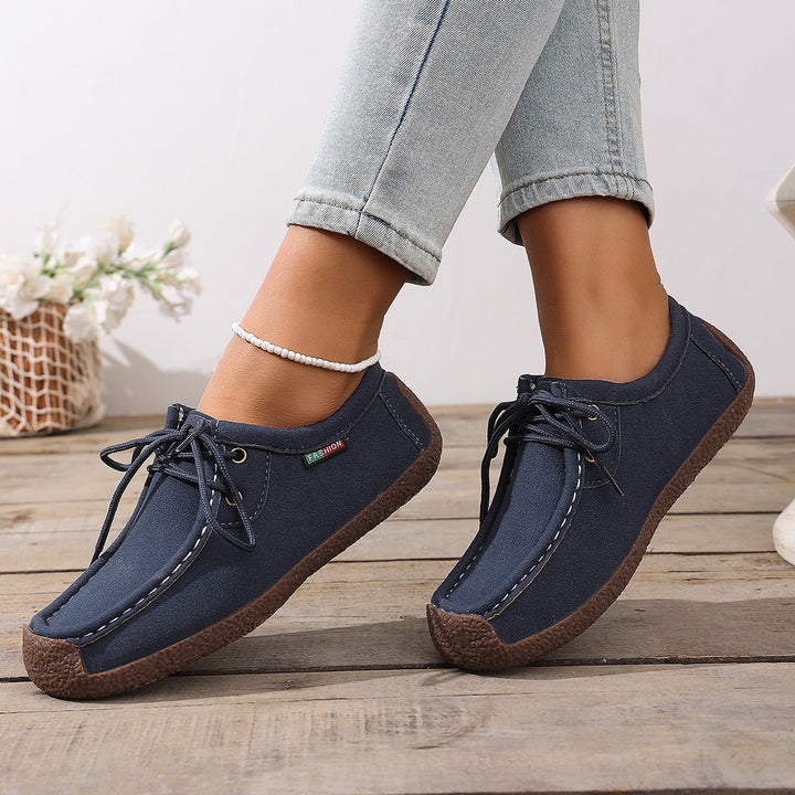Damen Sneakers im lässigen Design mit komfortabler Schnürung und rutschfester Sohle Drune