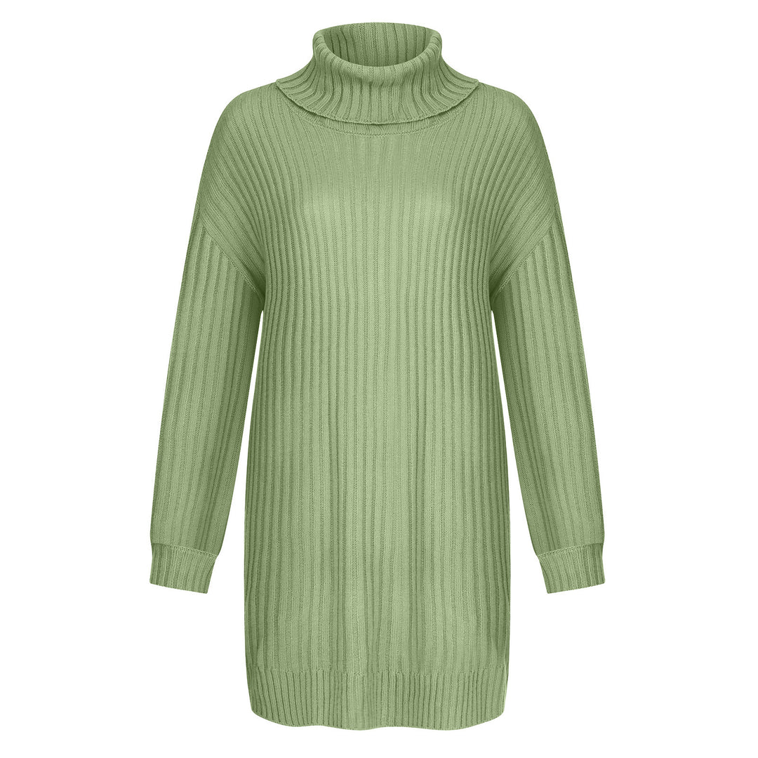 Damen Grobstrick Rollkragenpullover im lässigen Schnitt Drune