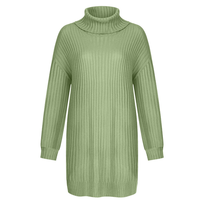 Damen Grobstrick Rollkragenpullover im lässigen Schnitt Drune