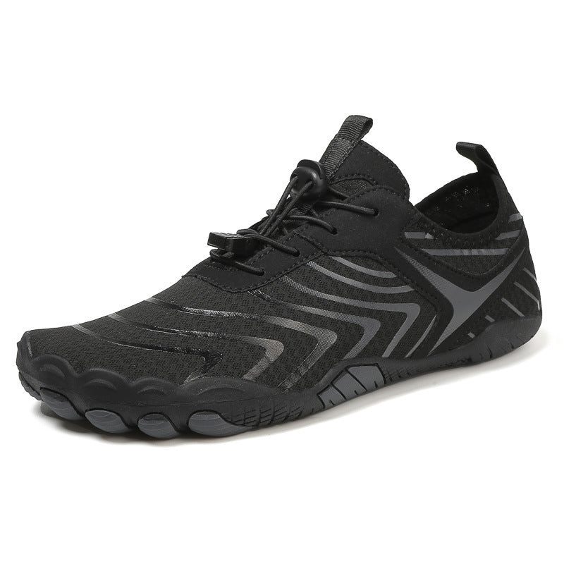 Damen Barfußschuhe mit rutschfester Sohle und elastischem Verschlusssystem Drune