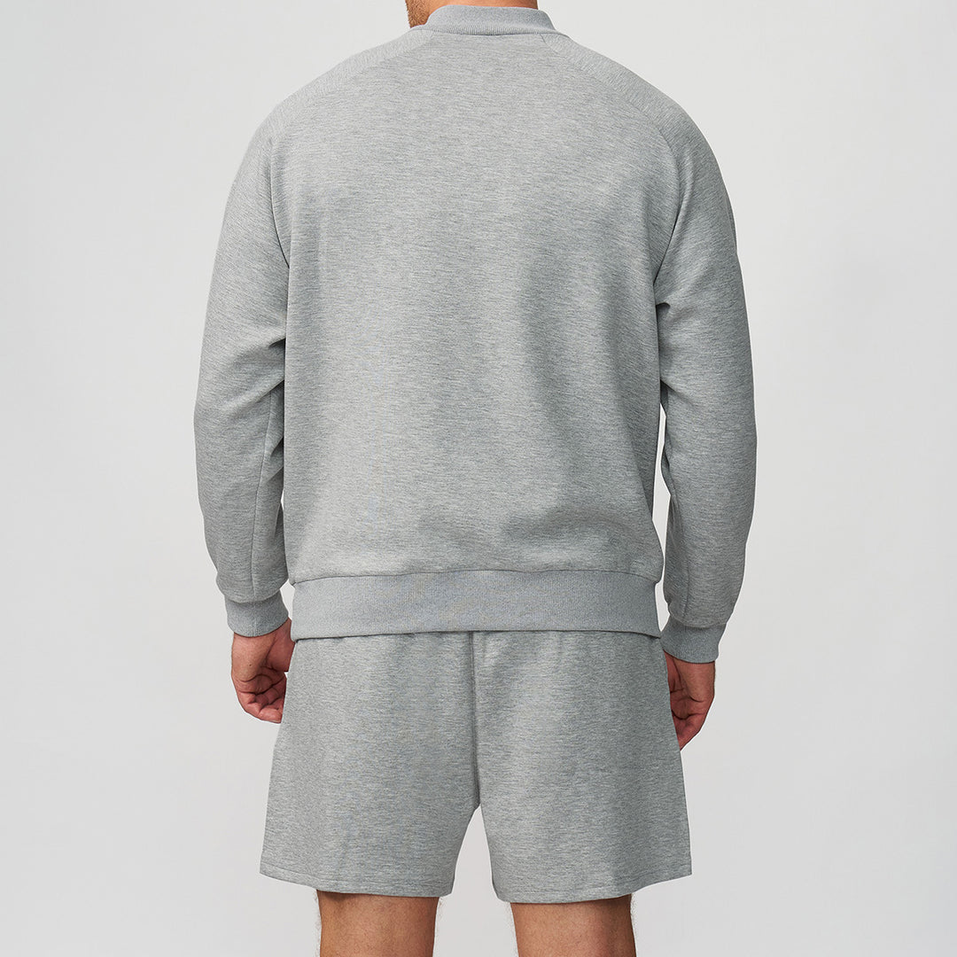 Herren Sportlicher Quarter-Zip Pullover Drune