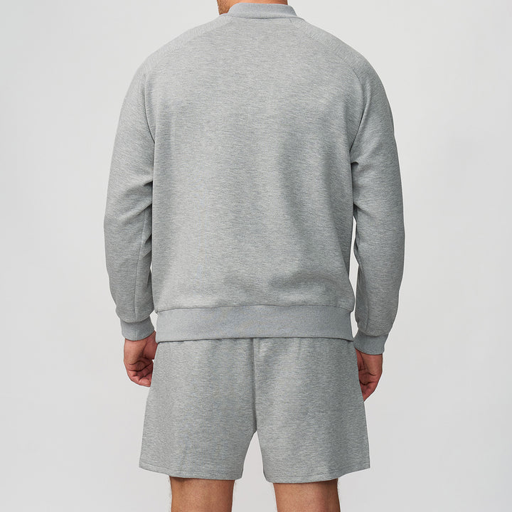 Herren Sportlicher Quarter-Zip Pullover Drune