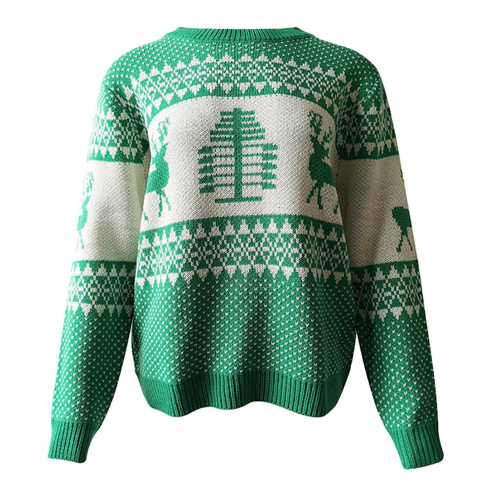 Damen Weihnachts-Pullover im skandinavischen Stil Drune