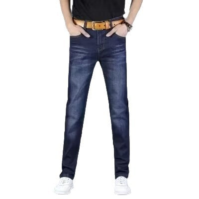 Herren Slim Fit Jeans mit elastischem Bund und modernen Akzenten Drune