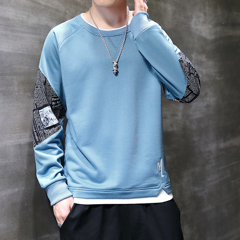 Herren modisches Sweatshirt mit einzigartigen Druckdetails Drune