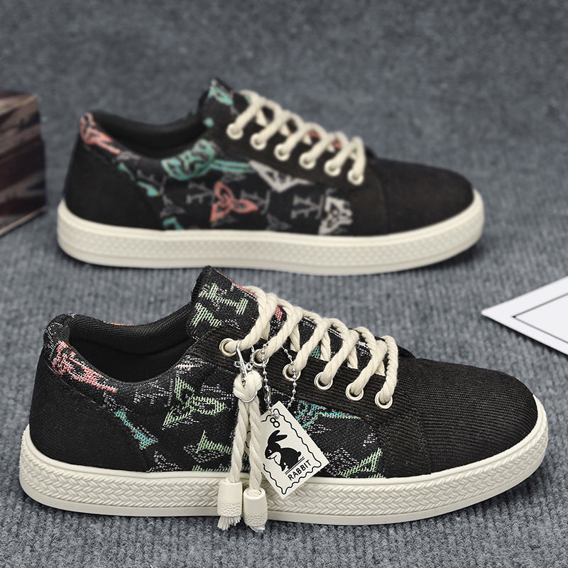 Damen Modische Sneakers mit einzigartigem Textil-Design Drune