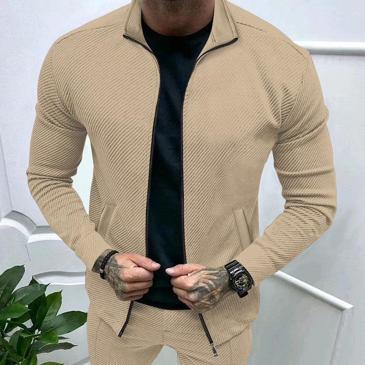 Herren sportliche Jacke mit strukturiertem Design Drune