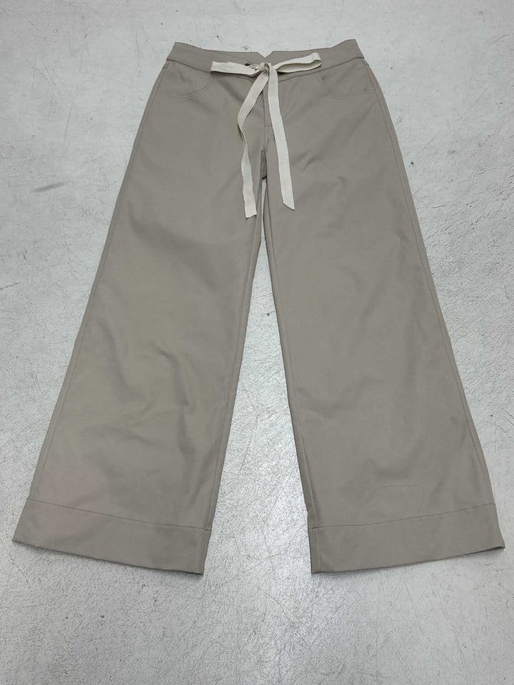 Damen Weite Cargo-Hose mit hohem Bund und seitlichen Taschen Drune