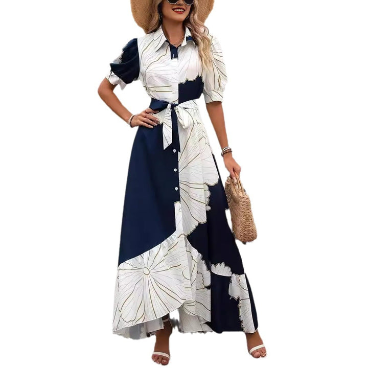 Damen Maxikleid mit floralem Design Drune